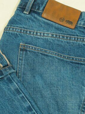 Taylor Stitch Selvedge Jeans Mens 31 Blue Denim Slim Fit Button Fly